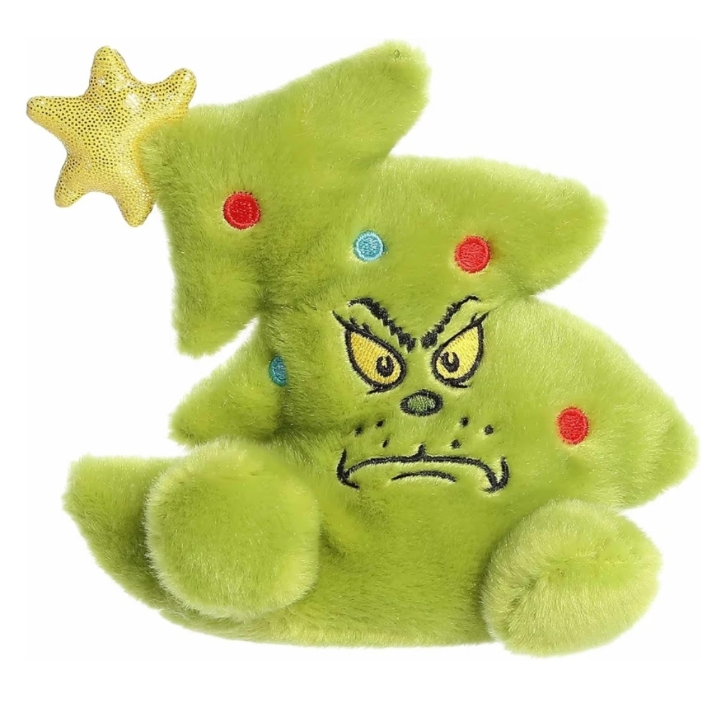 Kids Aurora The Grinch Tree 5" Palm Pal Plush NEW WITH TAGS